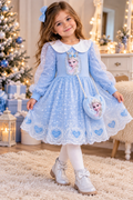 Vistito Frozen Elsa con la borsetta