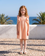 Vestito in cotone arancione