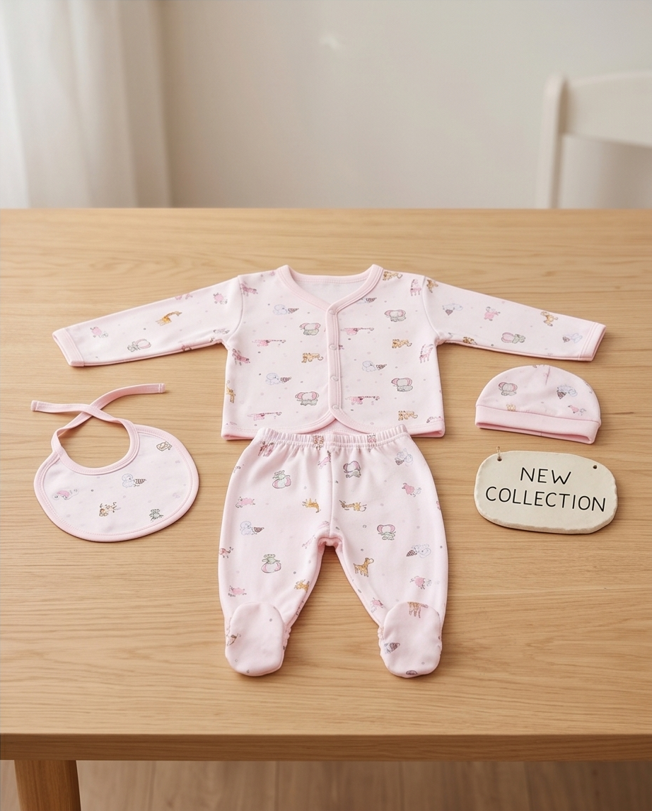 Set 5 pezzi rosa
