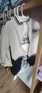 Set di 3 pezzi pantalone+maglia manica lunga+giacca