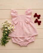 Completo 100% cotone Rosa
