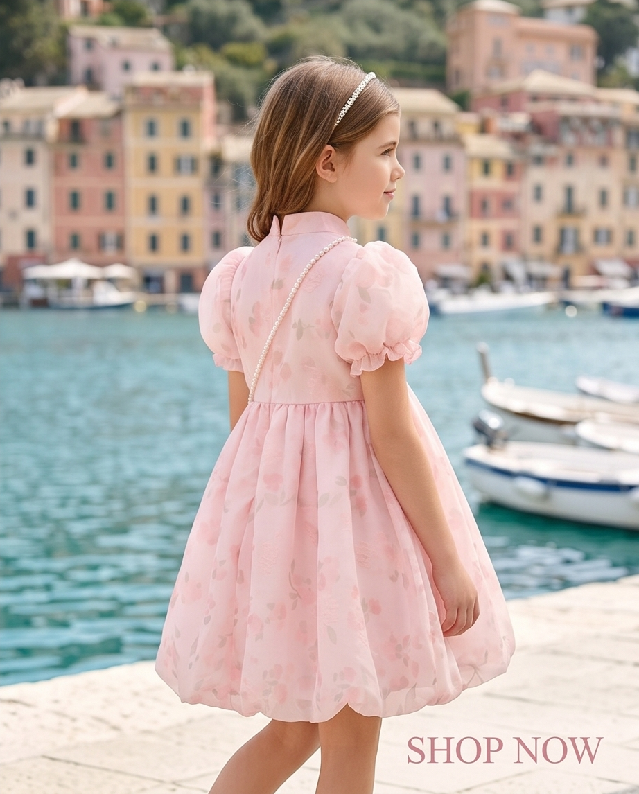Abito in chiffon di seta