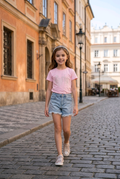 Completo t-shirt+Short con strass