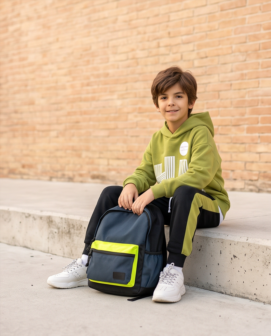 Tuta Urban-Chic HI - Verde Oliva e Nero
