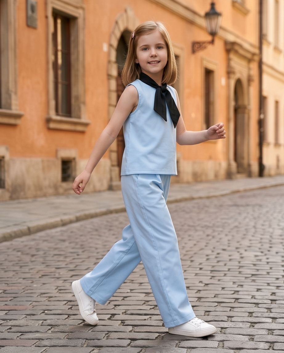 Completo azzurro