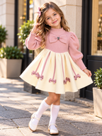 Abito rosa 100 % LANA