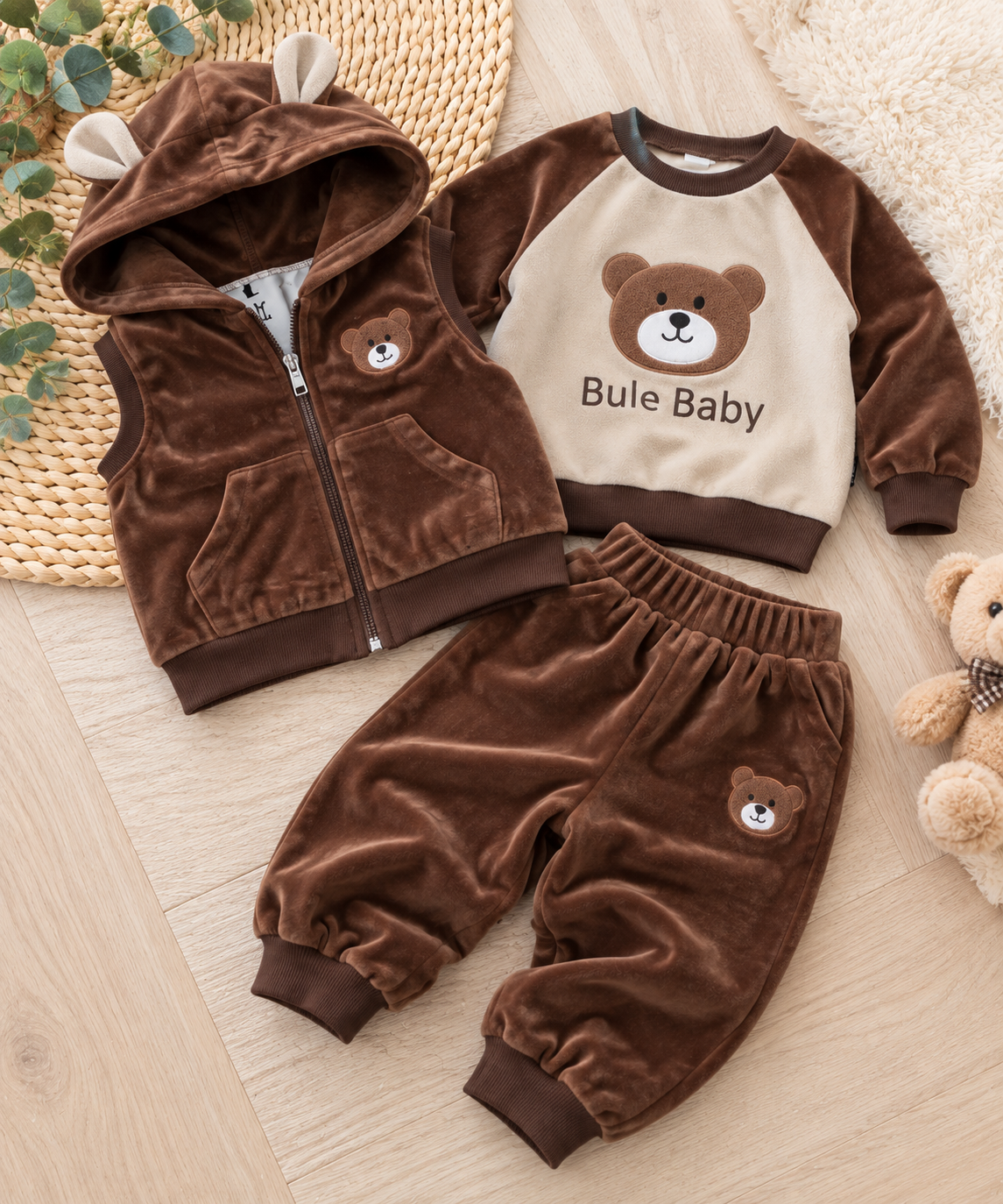 Completo In cotone 3 pezzi