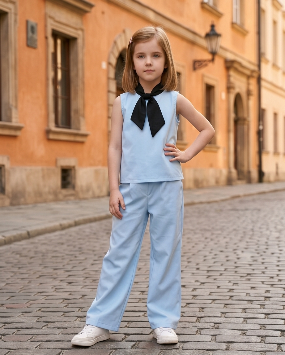 Completo azzurro