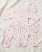 Set 5 pezzi rosa