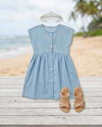 Vestito di jeans - blue